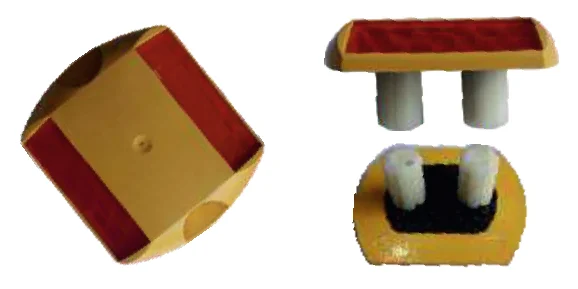ABS Plastic Road Studs / RPM – S-100A With external shank
