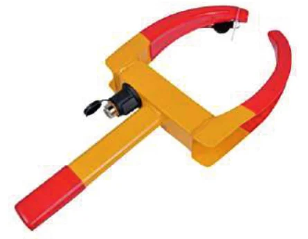 Wheel clamp for parking enforcement